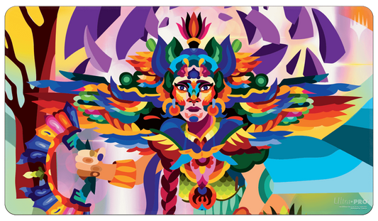 The Lost Caverns of Ixalan Playmat Huatli, Poet of Unity-Silver Goblin