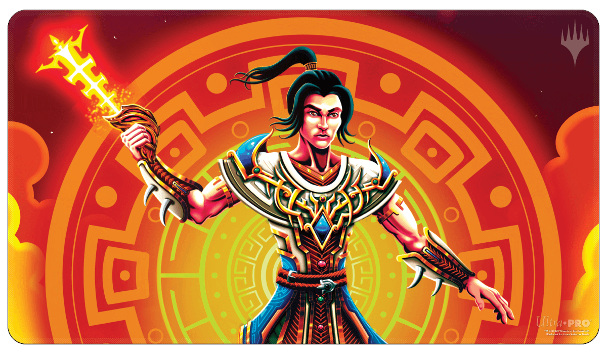 The Lost Caverns of Ixalan Playmat Kellan Daring Traveler-Silver Goblin