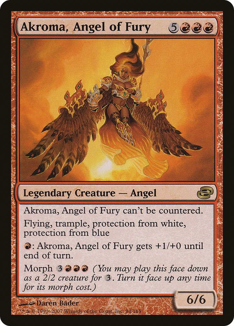 Akroma, Angel of Fury (094) Foil - Planar Chaos