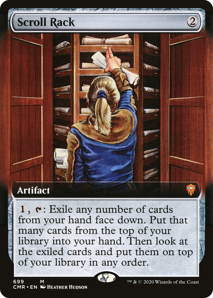 Scroll Rack (Extended Art) (699) - Commander Legends