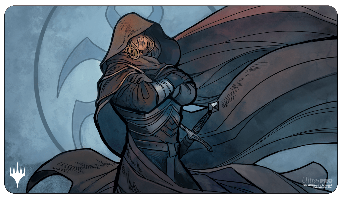 Murders at Karlov Manor Playmat Lazav, Wearer of Faces-Silver Goblin