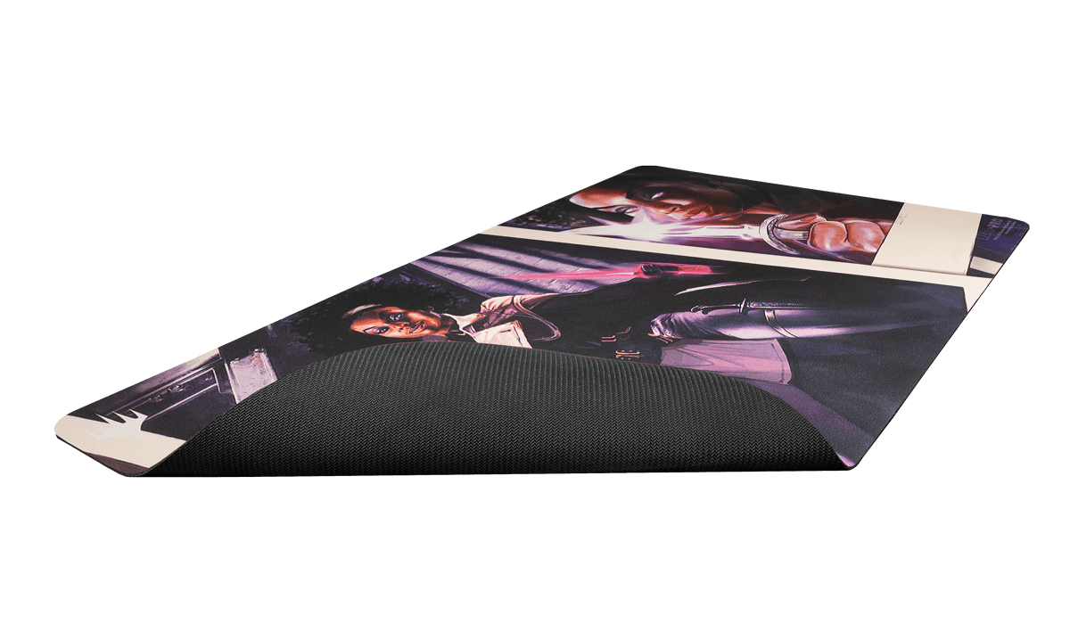 Murders at Karlov Manor Playmat Kaya, Spirits’ Justice-Silver Goblin