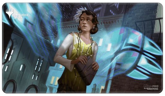 Commander Series Playmat Stitched Giada, Font of Hope-Silver Goblin