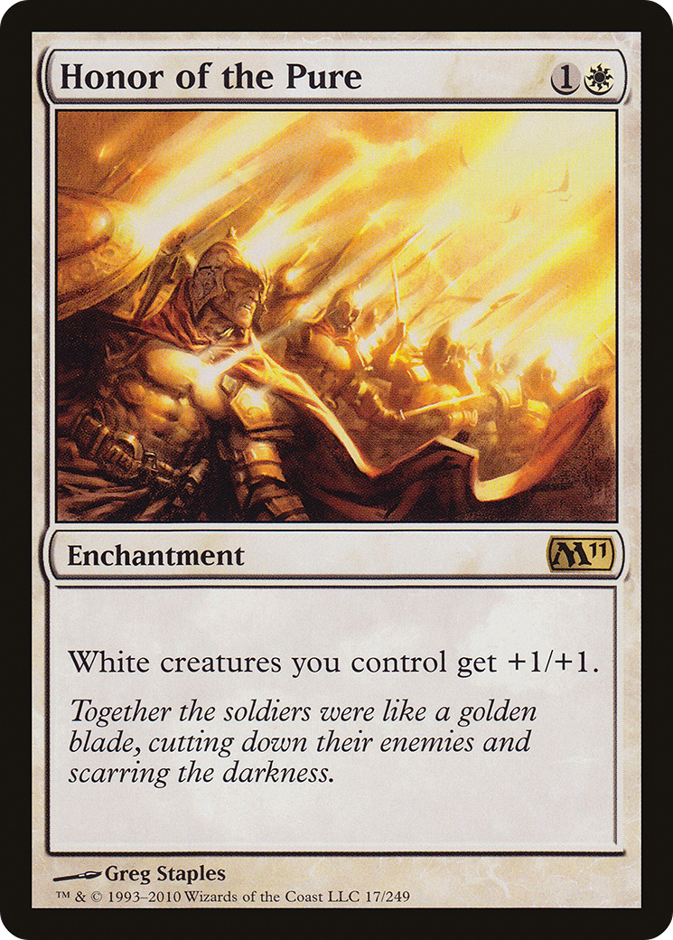 Honor of the Pure (017) Foil - Magic 2011