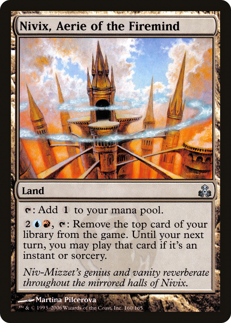 Nivix, Aerie of the Firemind (160) Foil - Guildpact