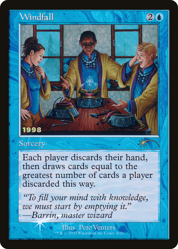Windfall (Retro) (006) Foil - 30th Anniversary Play Promos