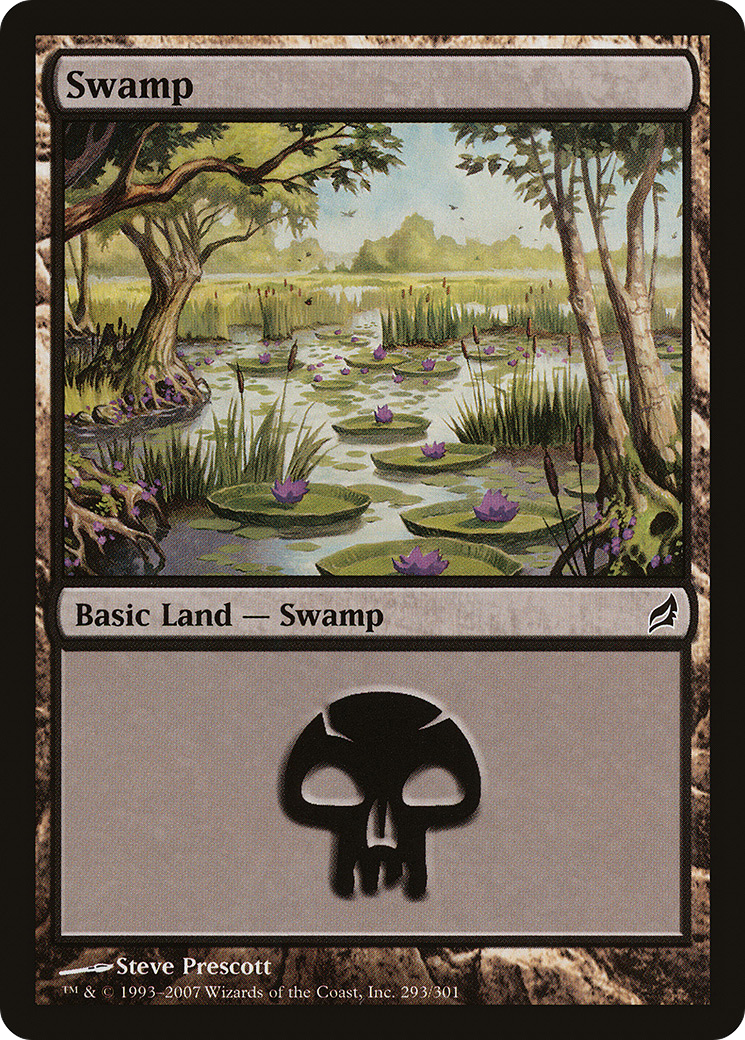 Swamp (293) Foil - Lorwyn