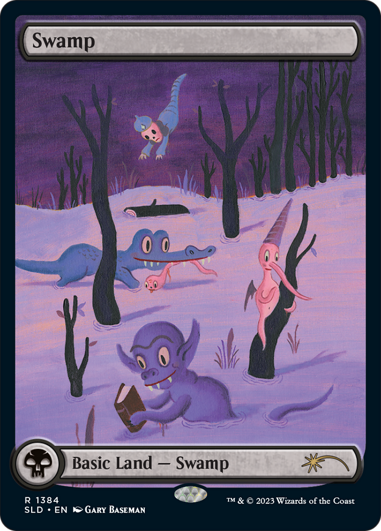 Swamp (1384) Foil - Secret Lair Drop