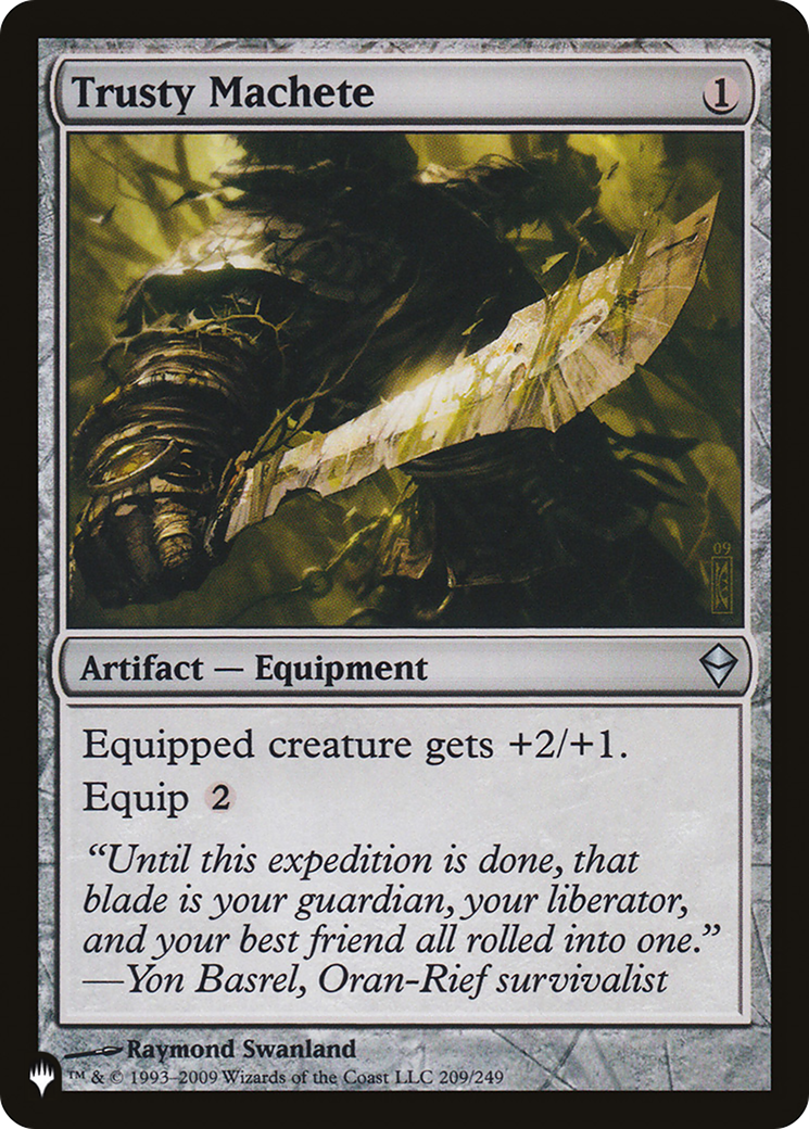 Trusty Machete (ZEN-209) - The List