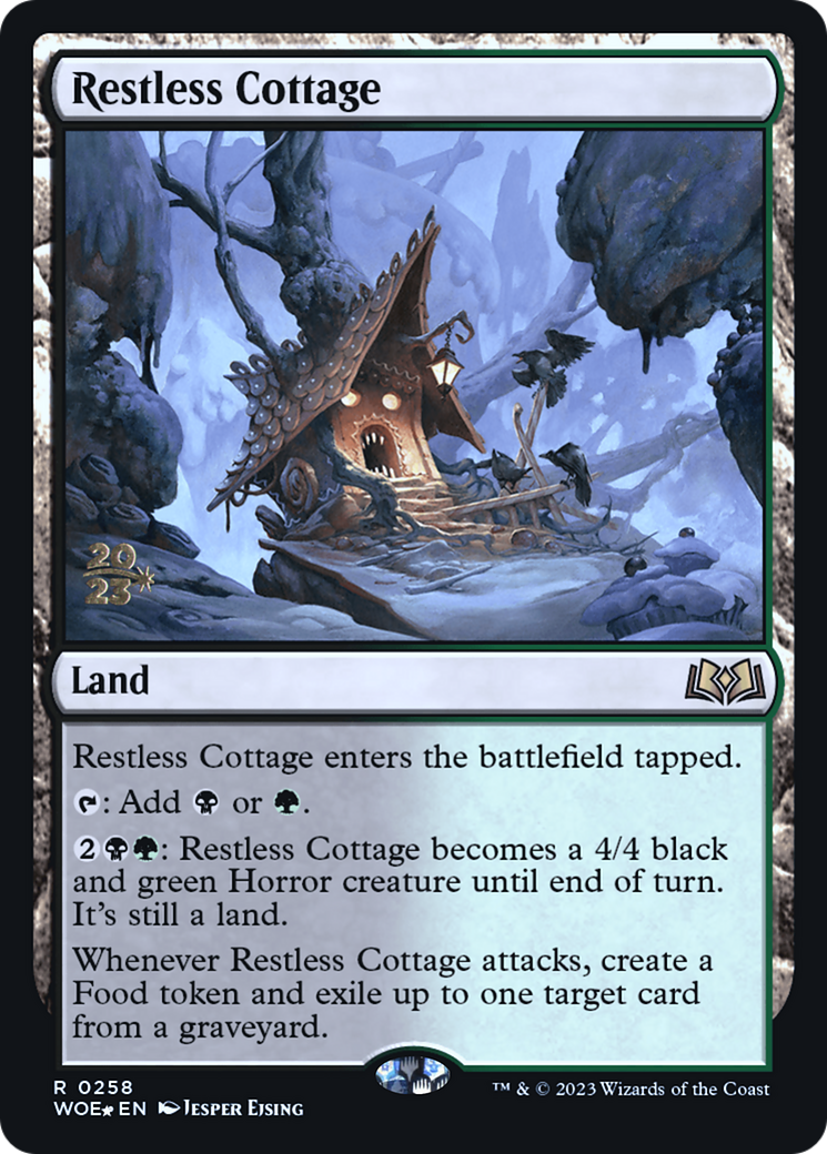 Restless Cottage (258) Foil - Wilds of Eldraine Promos