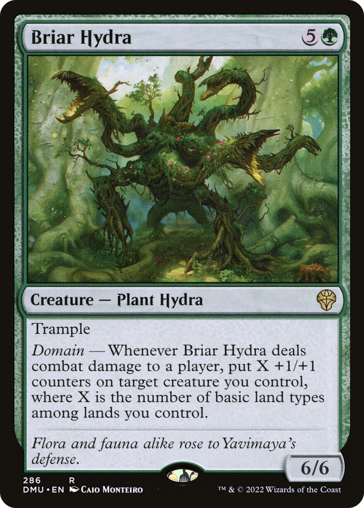 Briar Hydra (286) Foil - Dominaria United
