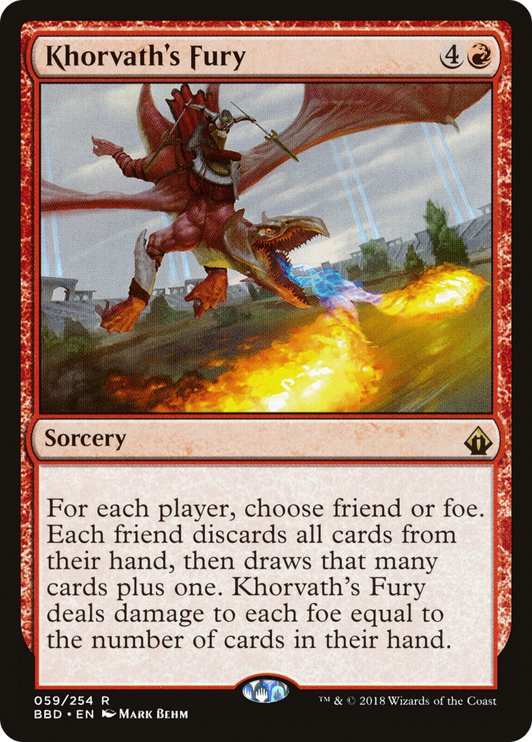 Khorvath's Fury (059) Foil - Battlebond
