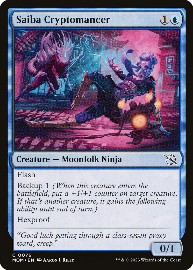 Saiba Cryptomancer (076) - March of the Machine