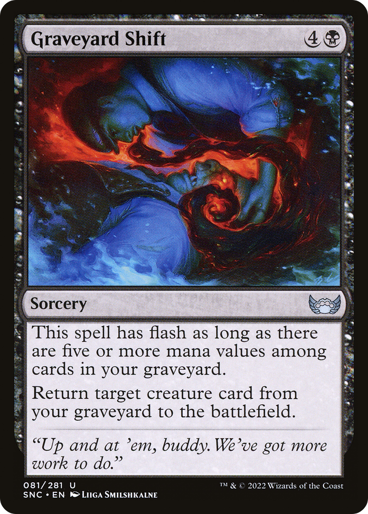 Graveyard Shift (081) Foil - Streets of New Capenna