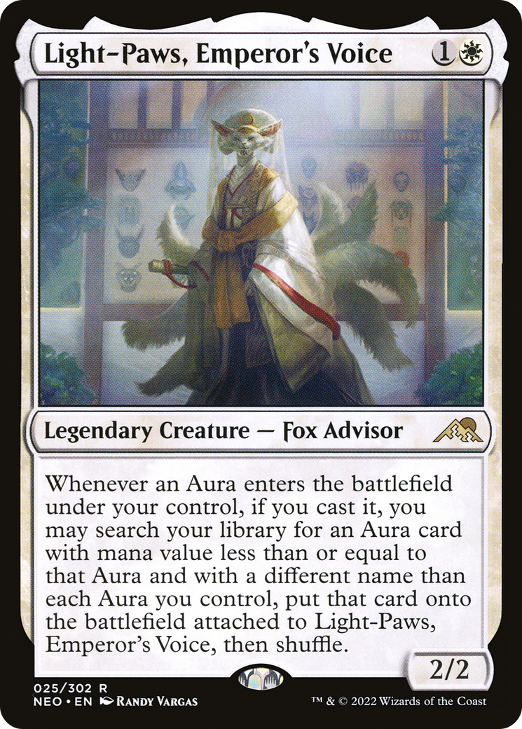 Light-Paws, Emperor's Voice (025) Foil - Kamigawa: Neon Dynasty