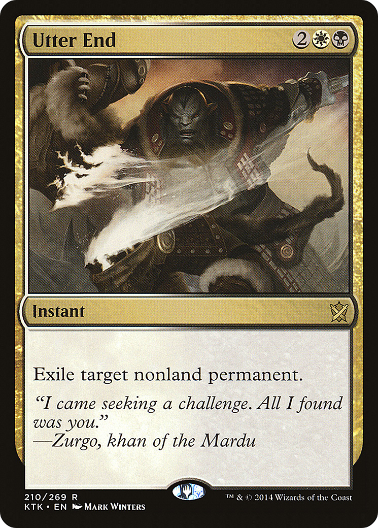 Utter End (210) Foil - Khans of Tarkir