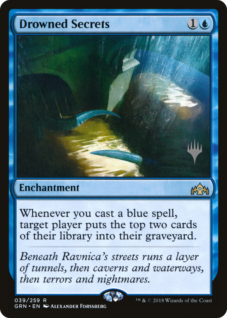 Drowned Secrets (39p) Foil - Guilds of Ravnica Promos
