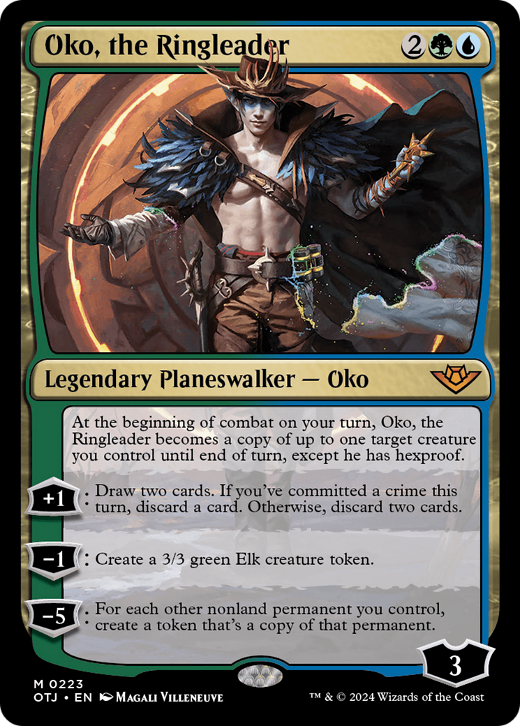 Oko, the Ringleader (223) Foil - Outlaws of Thunder Junction