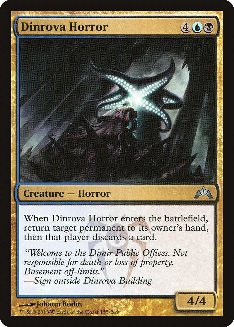 Dinrova Horror (155) Foil - Gatecrash