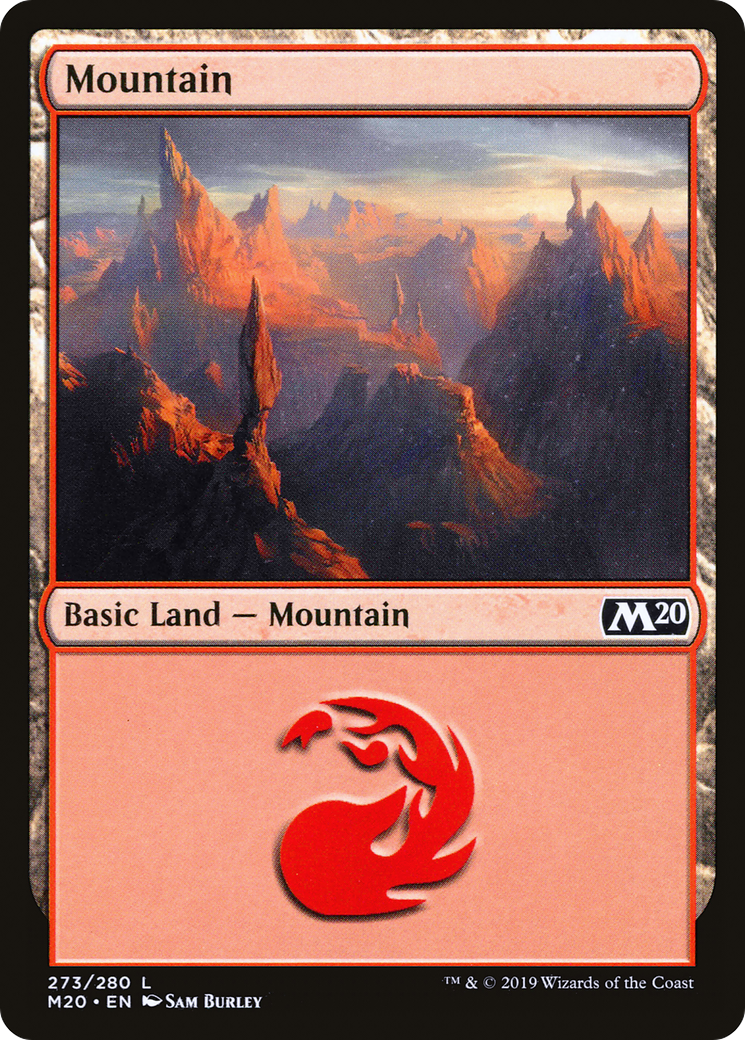 Mountain (273) Foil - Core Set 2020