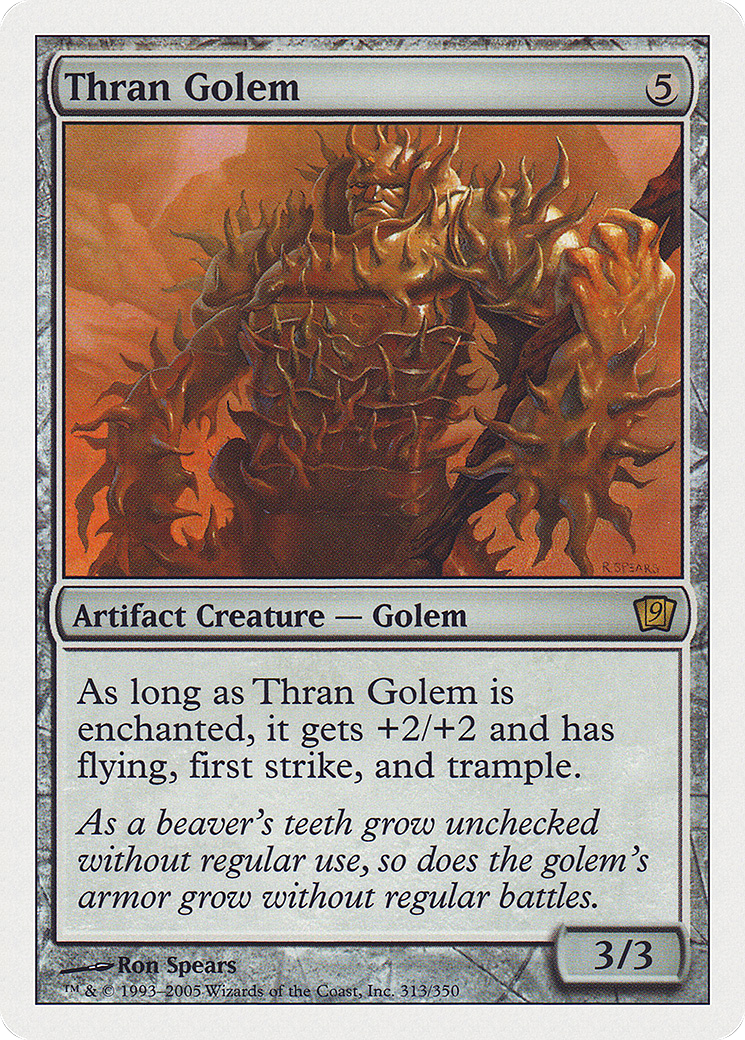 Thran Golem (313) - Ninth Edition