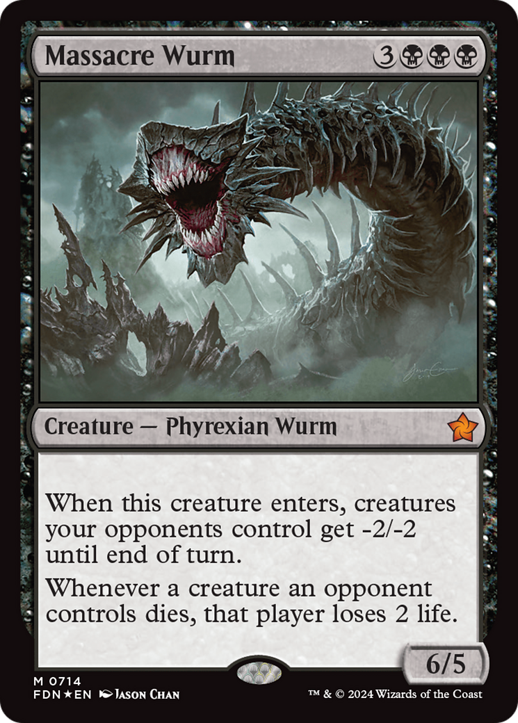 Massacre Wurm Foil (714)