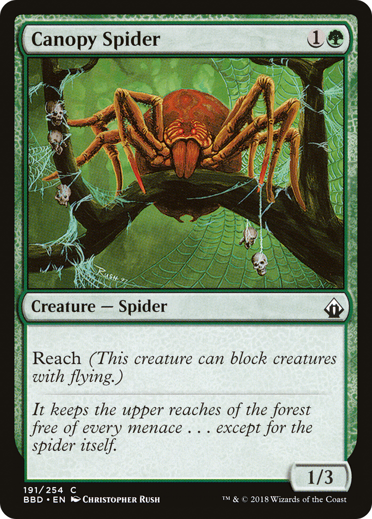 Canopy Spider (191) Foil - Battlebond