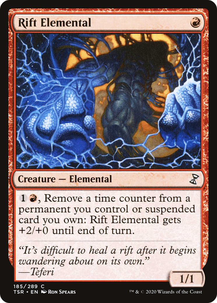 Rift Elemental (185) Foil - Time Spiral Remastered