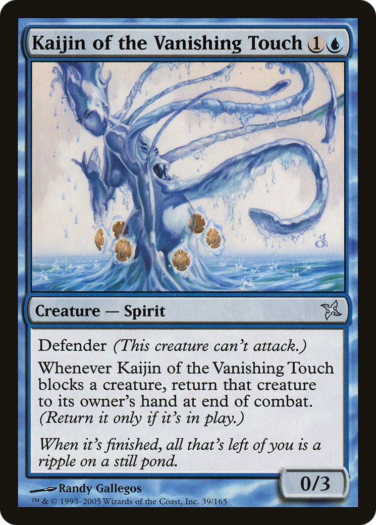 Kaijin of the Vanishing Touch (039) Foil - Betrayers of Kamigawa