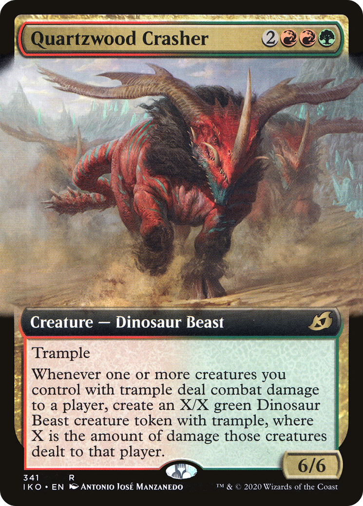 Quartzwood Crasher (Extended Art) (341) - Ikoria: Lair of Behemoths