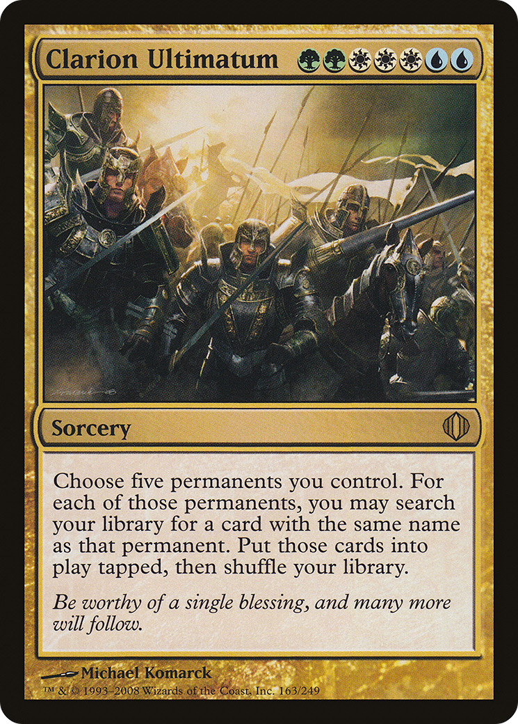 Clarion Ultimatum (163) Foil - Shards of Alara