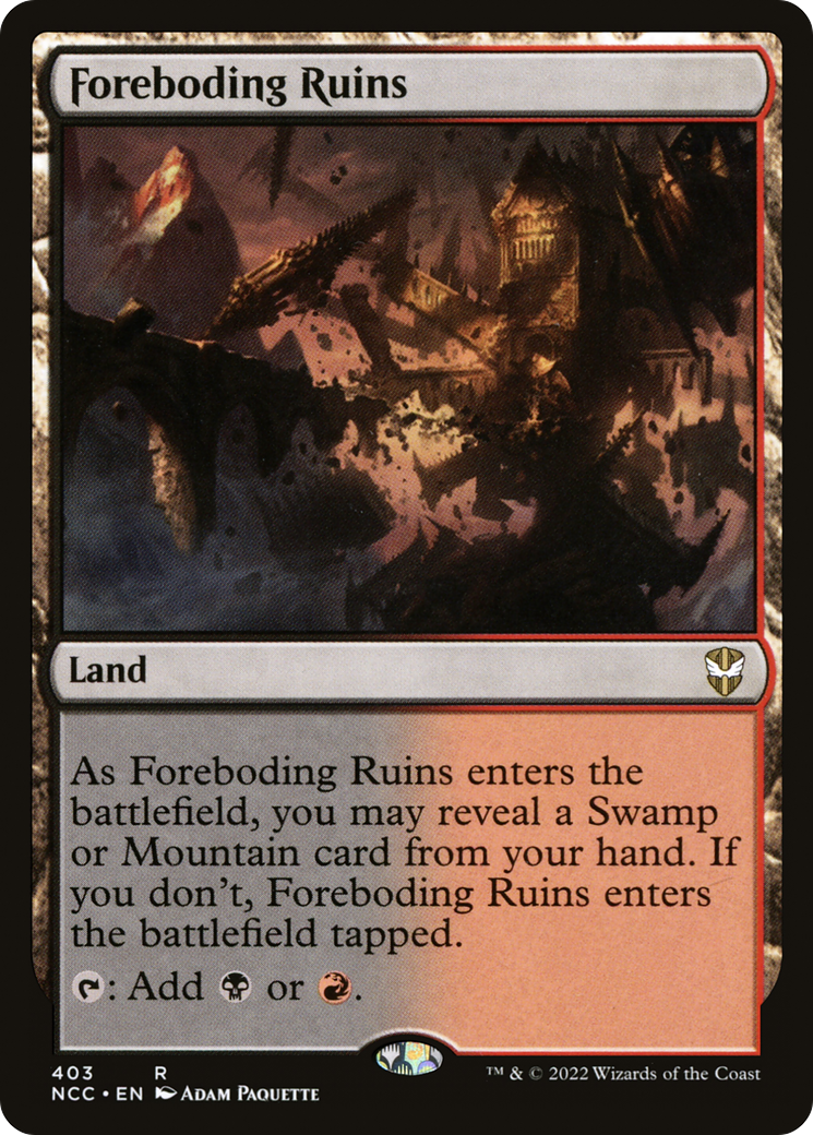 Foreboding Ruins (403) - New Capenna Commander