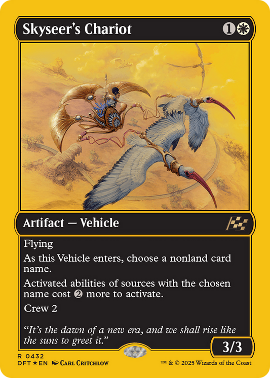 Skyseer's Chariot (First-Place Foil) Foil (432) - Aetherdrift