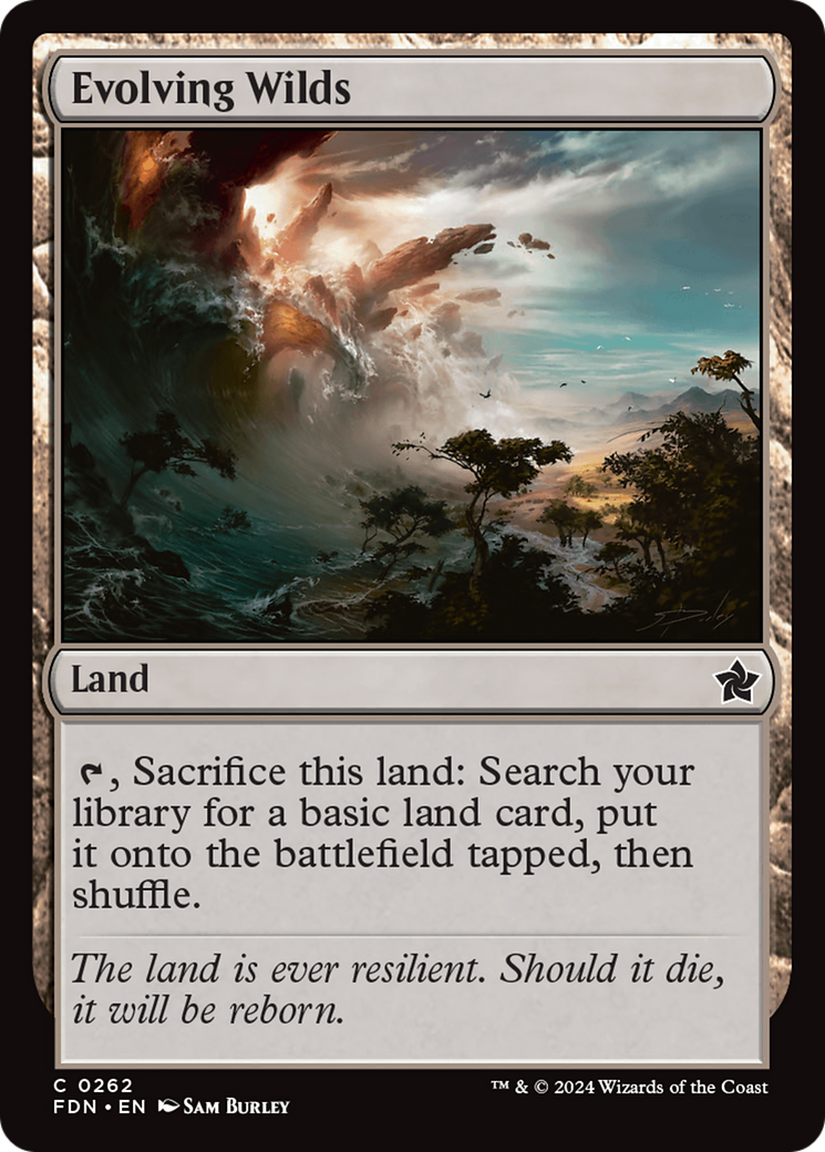 Evolving Wilds (262) Foil - Foundations
