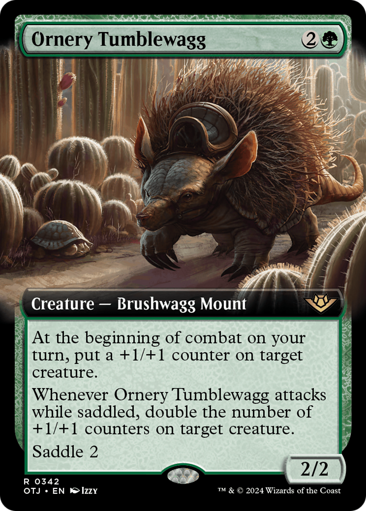 Ornery Tumblewagg (Extended Art) (342) Foil - Outlaws of Thunder Junction