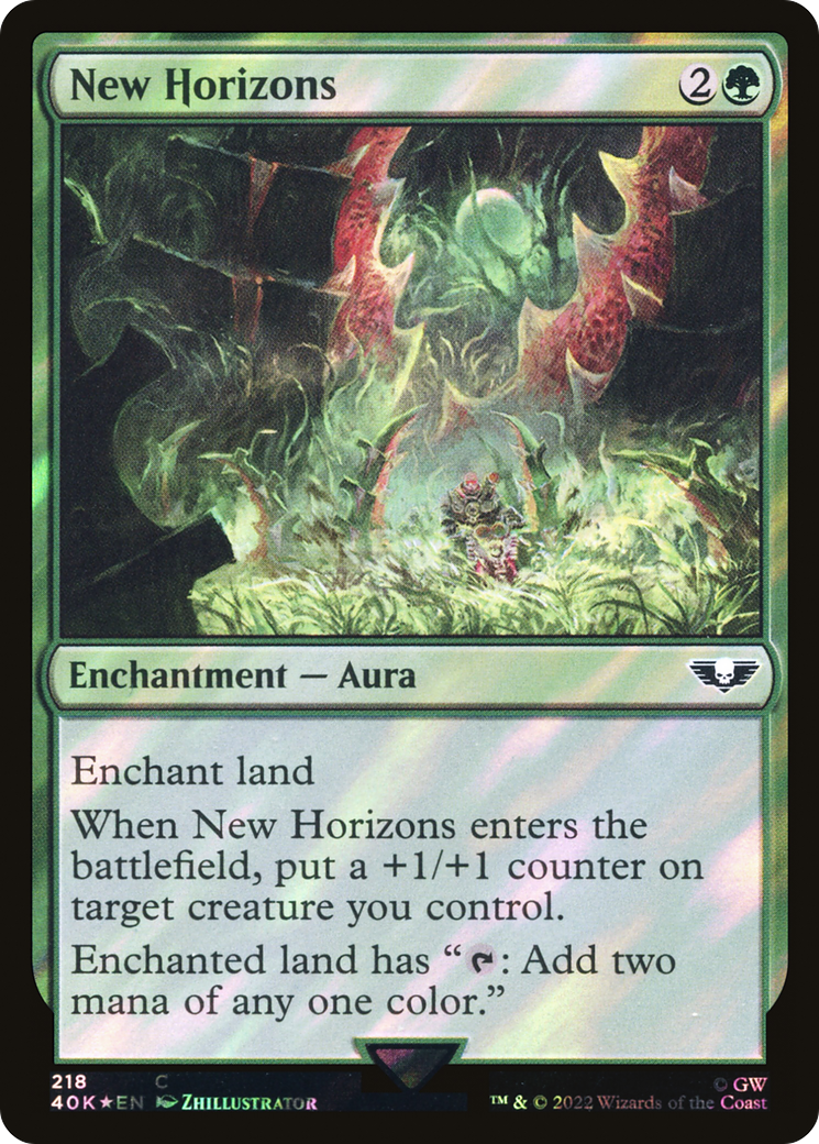 New Horizons (218) Surge Foil - Warhammer 40,000 Commander