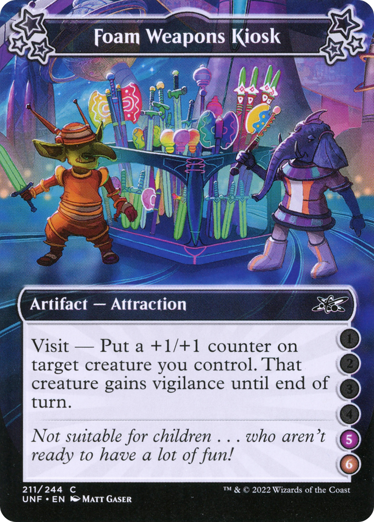Foam Weapons Kiosk (211d) Foil - Unfinity