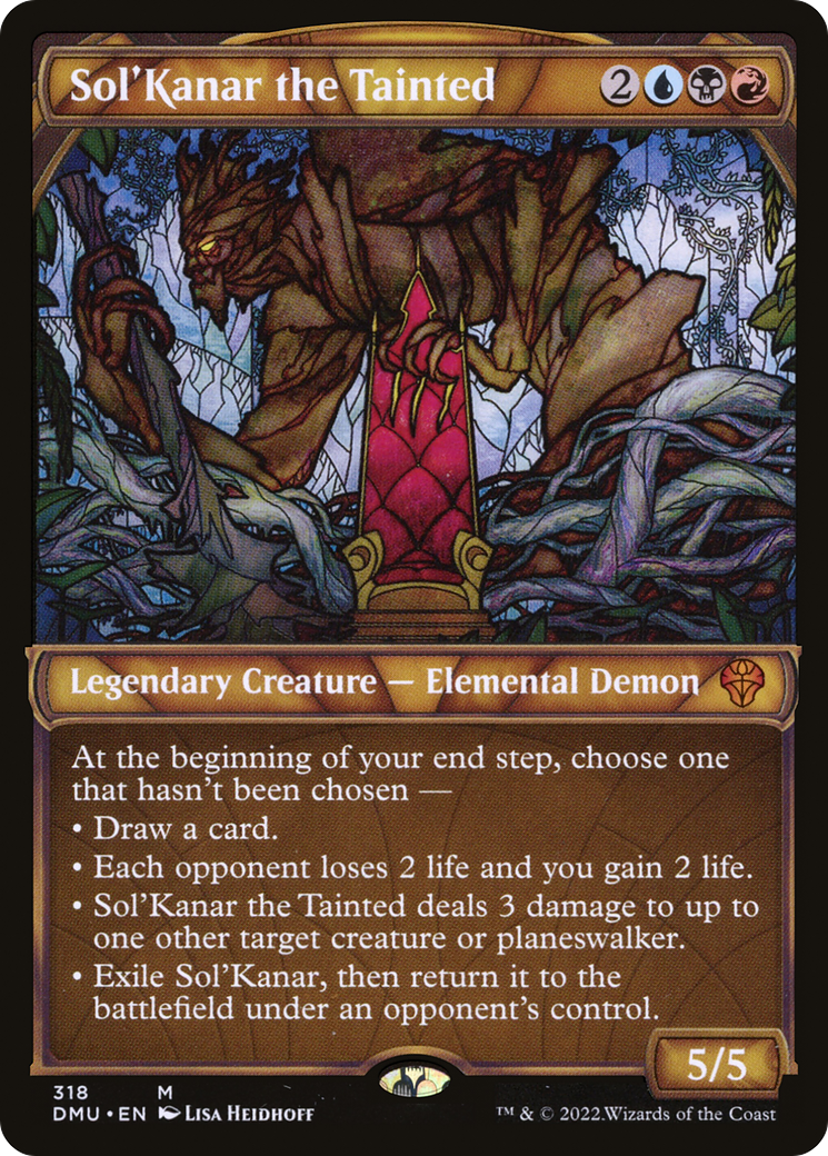 Sol'Kanar the Tainted (Showcase) (318) Foil - Dominaria United