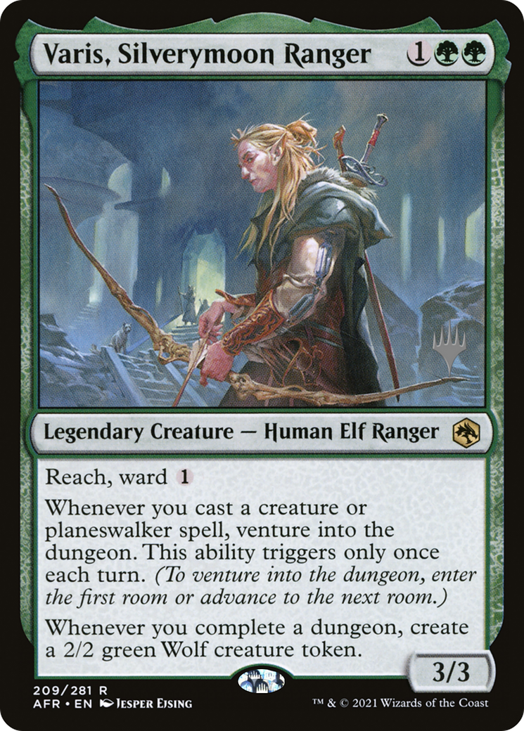 Varis, Silverymoon Ranger (209) Foil - Adventures in the Forgotten Realms Promos