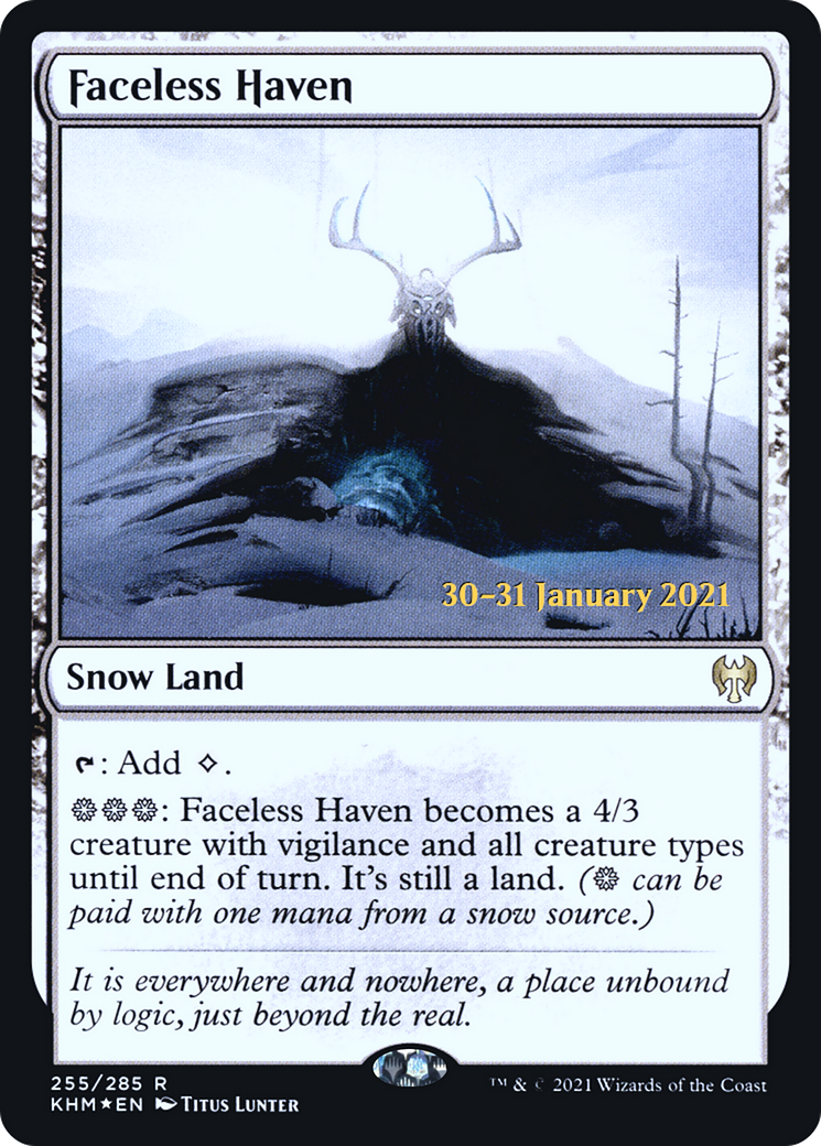 Faceless Haven (255s) Foil - Kaldheim Promos