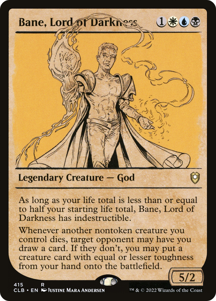 Bane, Lord of Darkness (Showcase) (415) - Commander Legends: Battle for Baldur's Gate