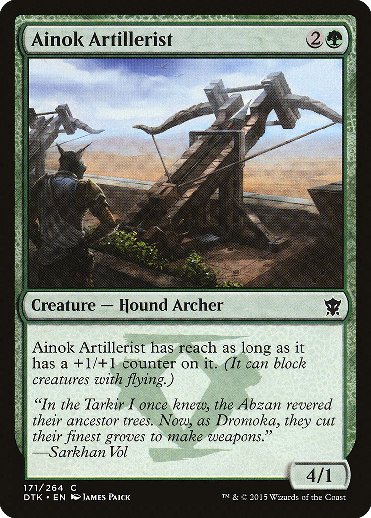 Ainok Artillerist (171) Foil - Dragons of Tarkir