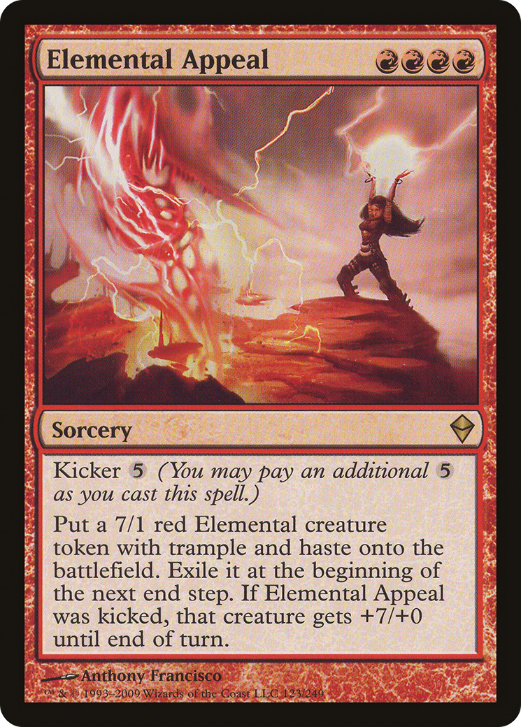 Elemental Appeal (123) Foil - Zendikar