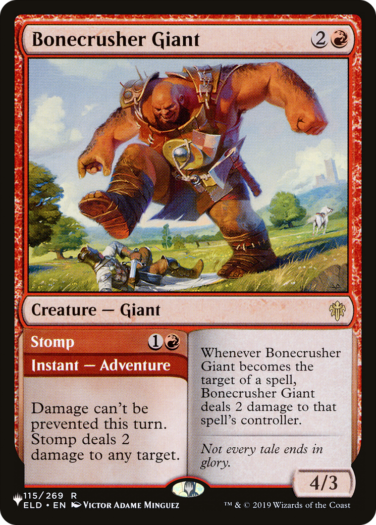 Bonecrusher Giant // Stomp (ELD-115) - The List