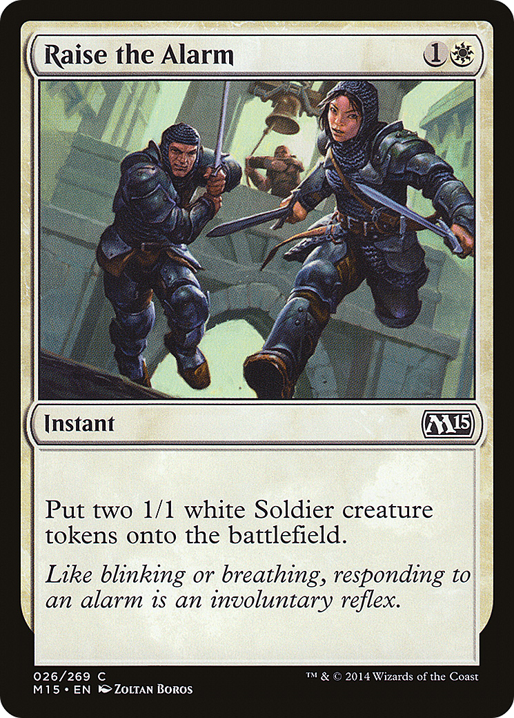 Raise the Alarm (026) Foil - Magic 2015