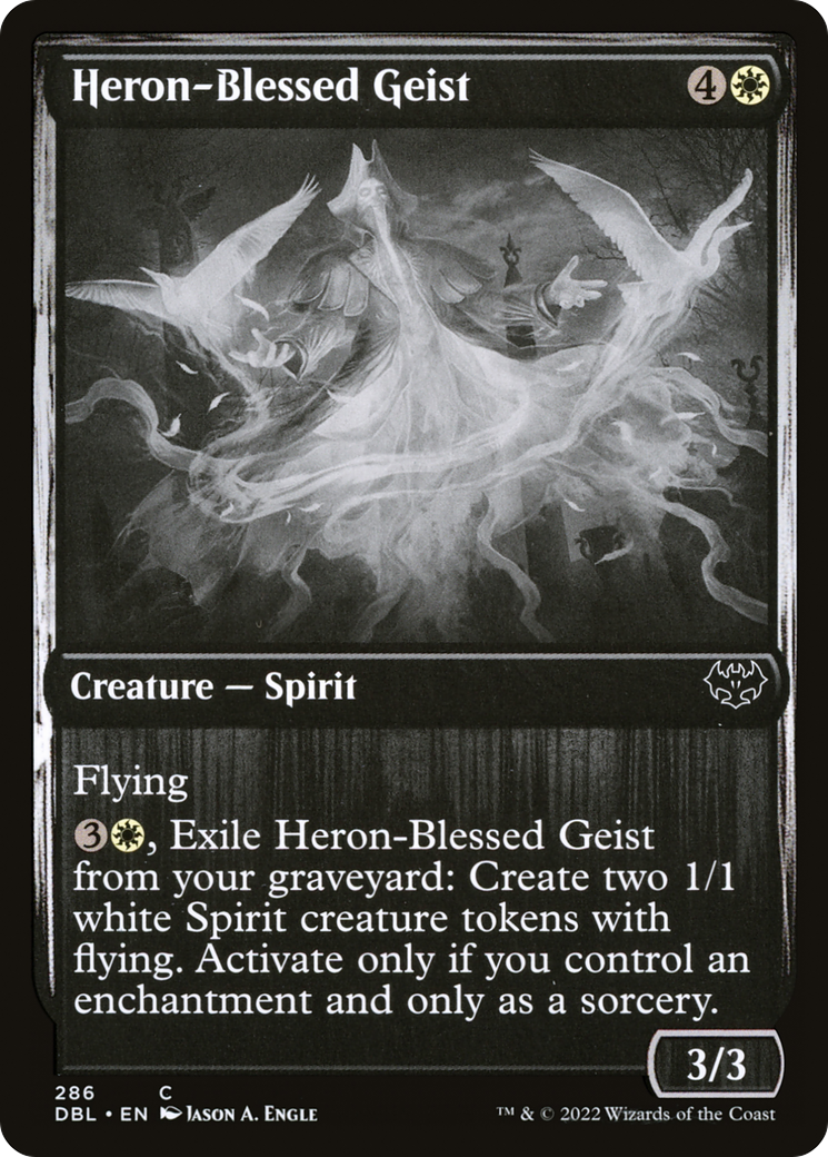 Heron-Blessed Geist (286) - Innistrad: Double Feature