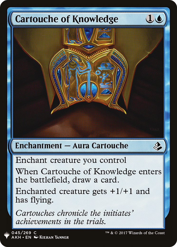 Cartouche of Knowledge (AKH-45) - The List