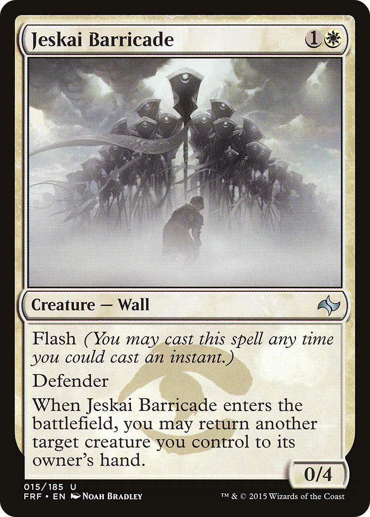Jeskai Barricade (015) - Fate Reforged
