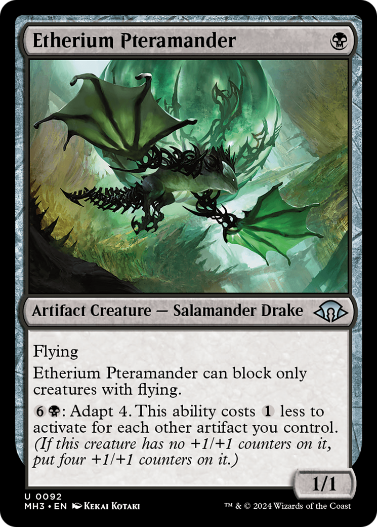 Etherium Pteramander (092) Foil - Modern Horizons 3