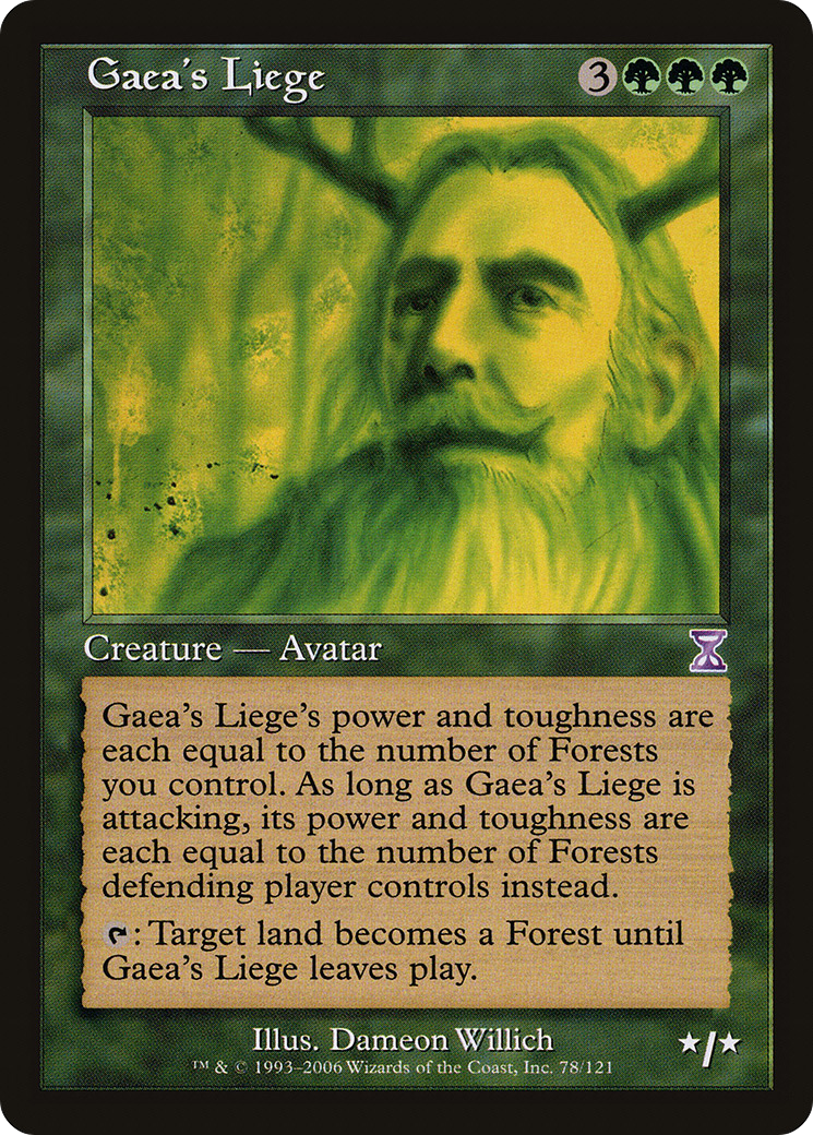 Gaea's Liege (Retro) (078) - Time Spiral Timeshifted